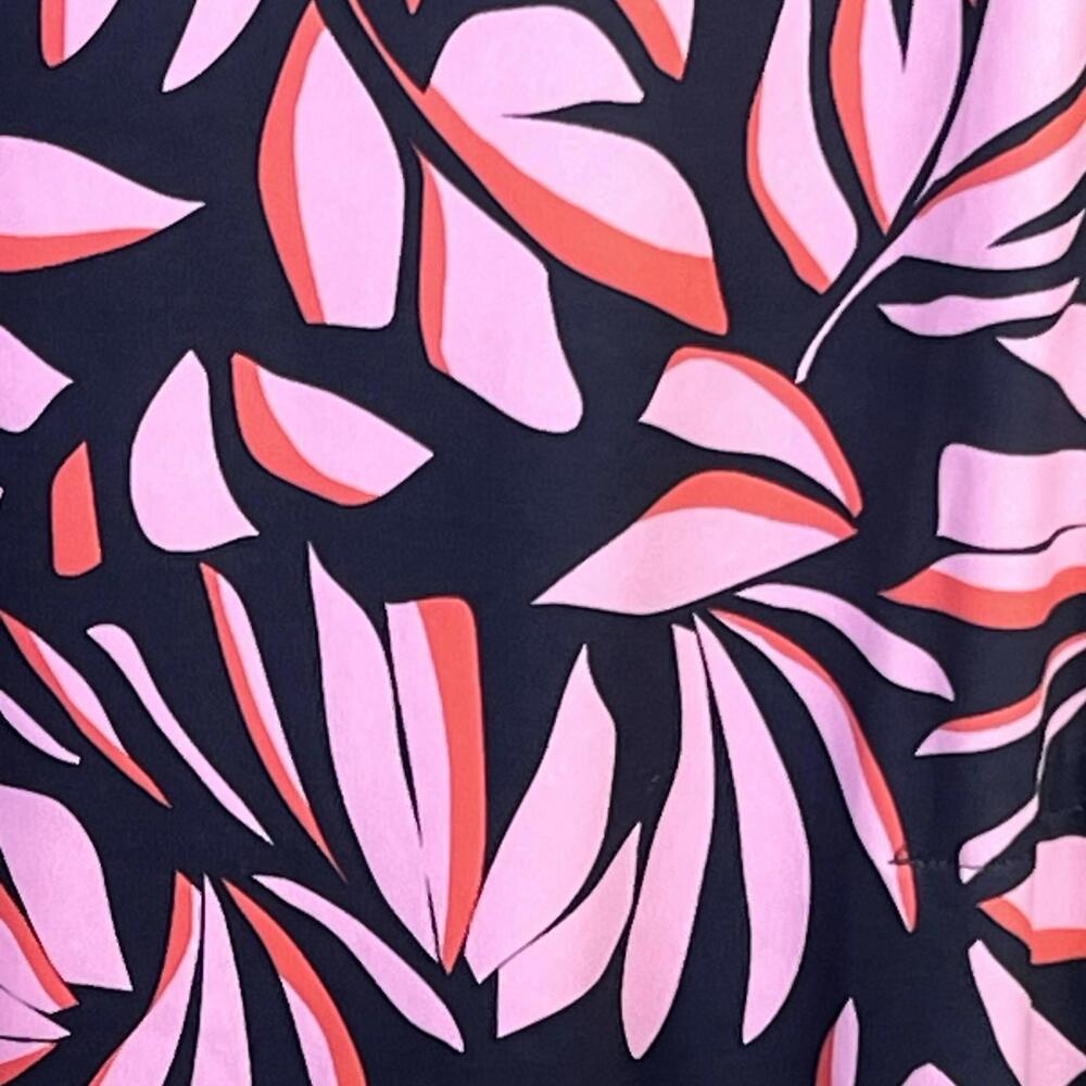 Women's Columbia Chili River Omni-Wick SPF 50 Pink Navy Leaf Dress XXL Pockets - Picture 6 of 9